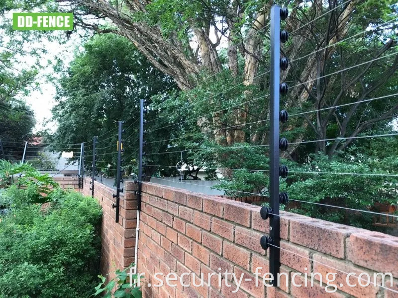 Nouvelle clôture de système d'alarme électrique à impulsion haute tension